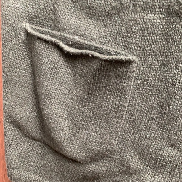 Organic by John Patrick Khaki Green Longline Shrug - Picture 4 of 5